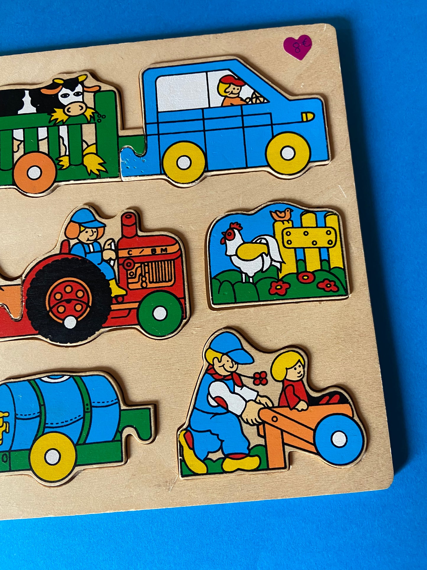 Puzzle en bois LA FERME