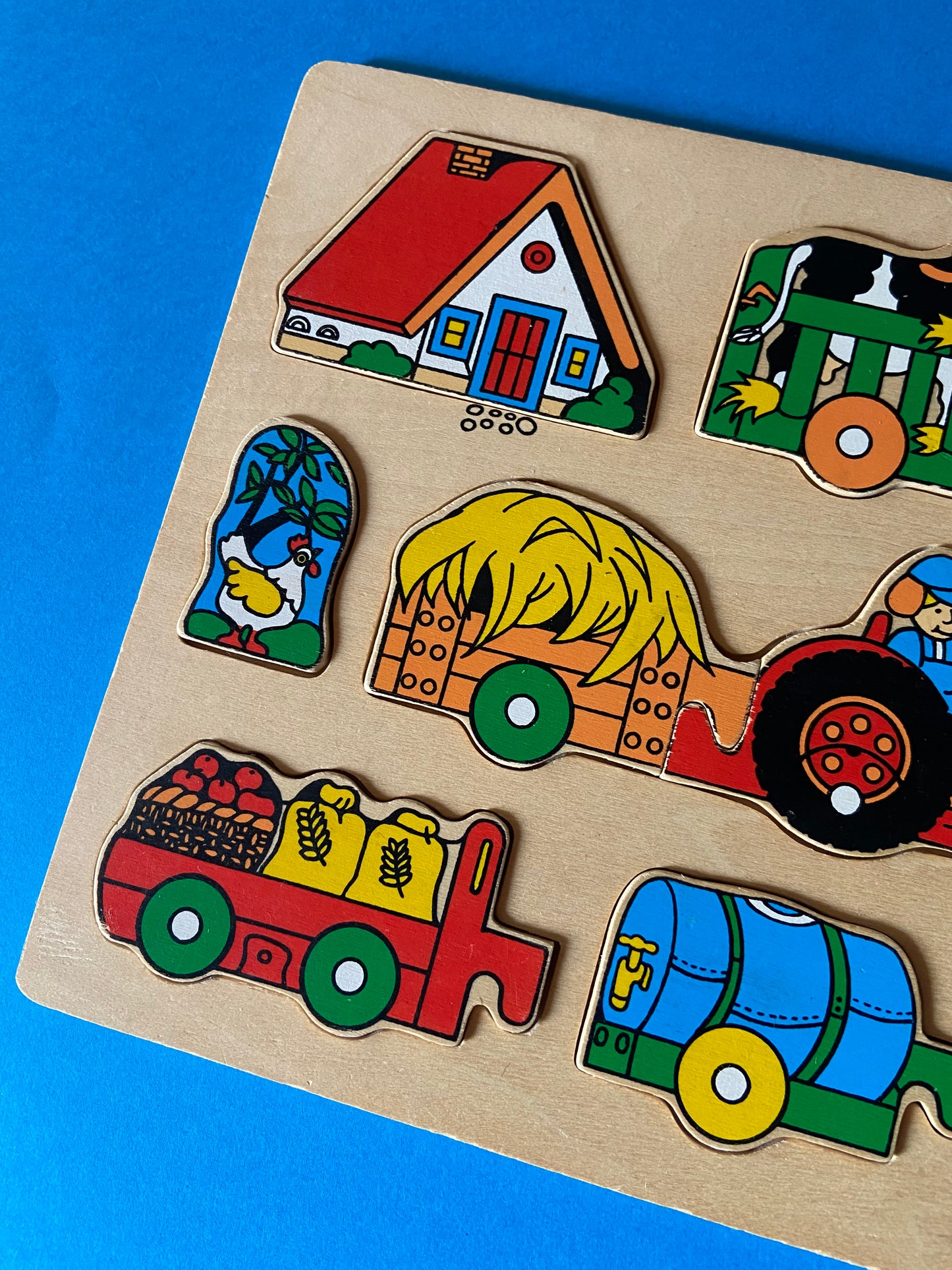 Puzzle en bois LA FERME