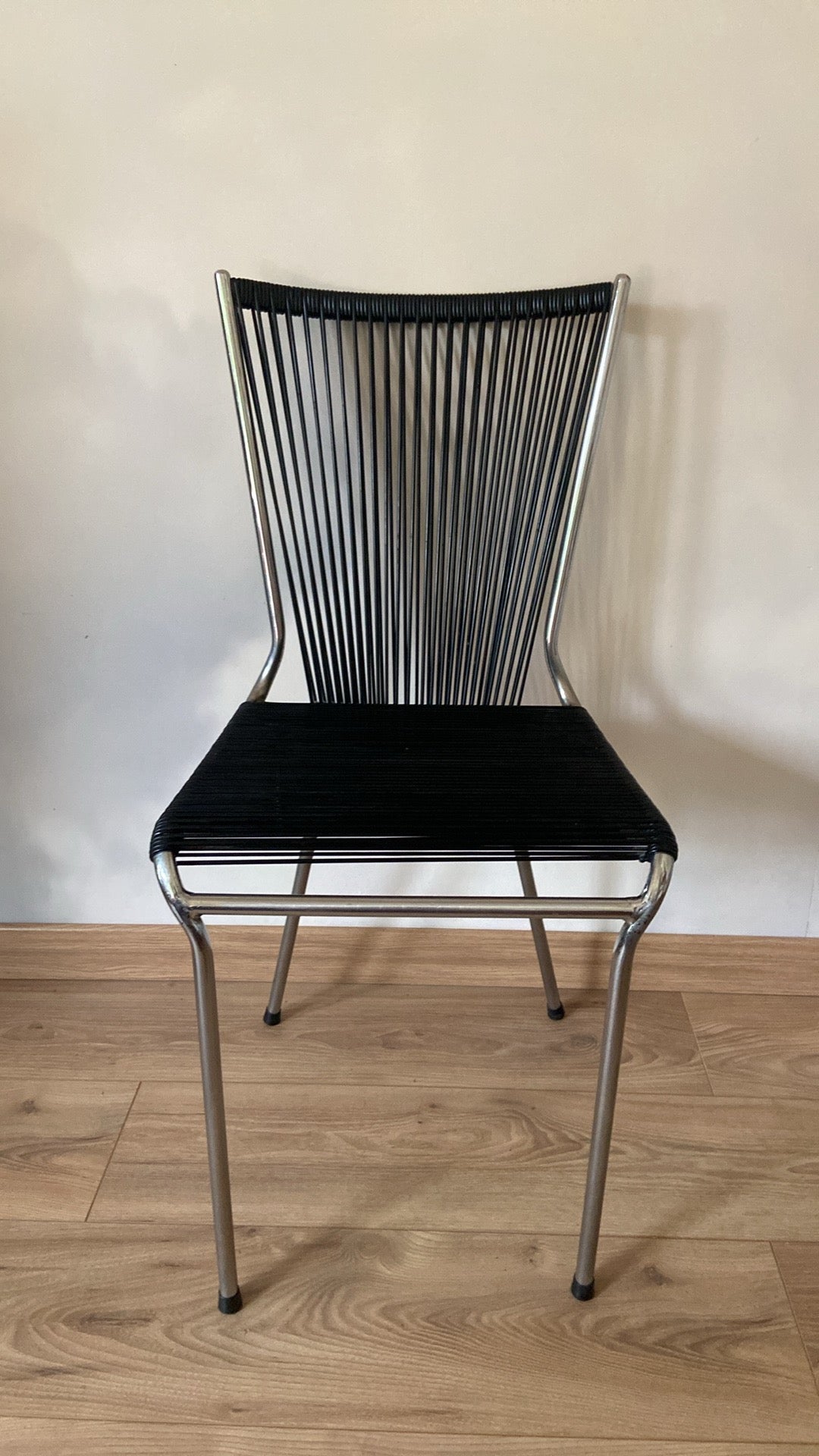 Vintage SCOUBIDOU black chair from the 60s