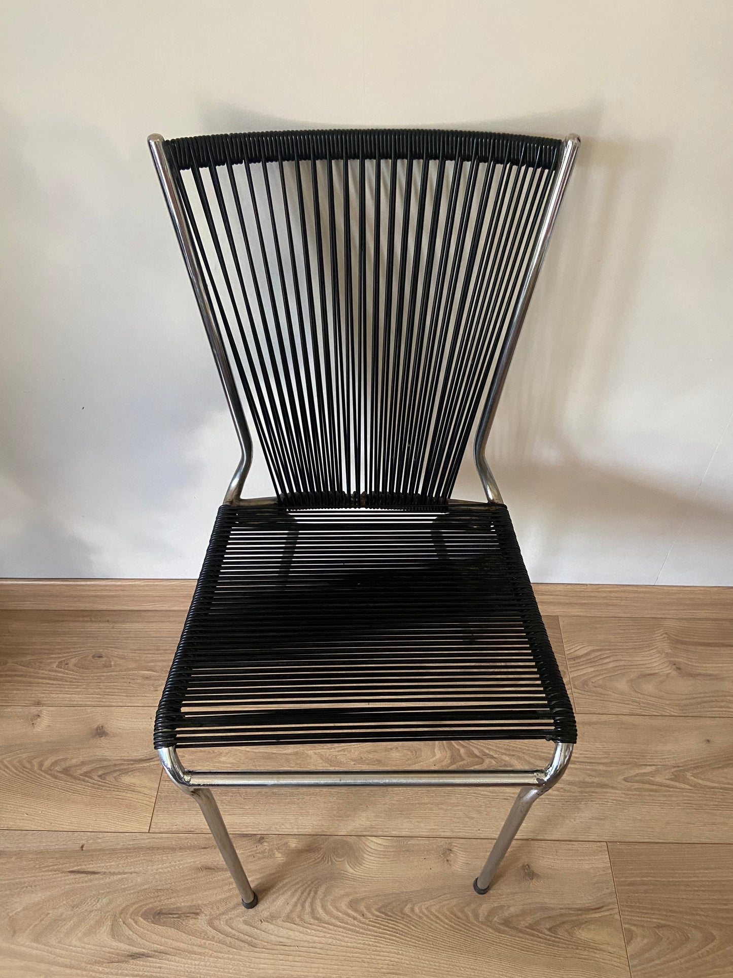 Vintage SCOUBIDOU black chair from the 60s