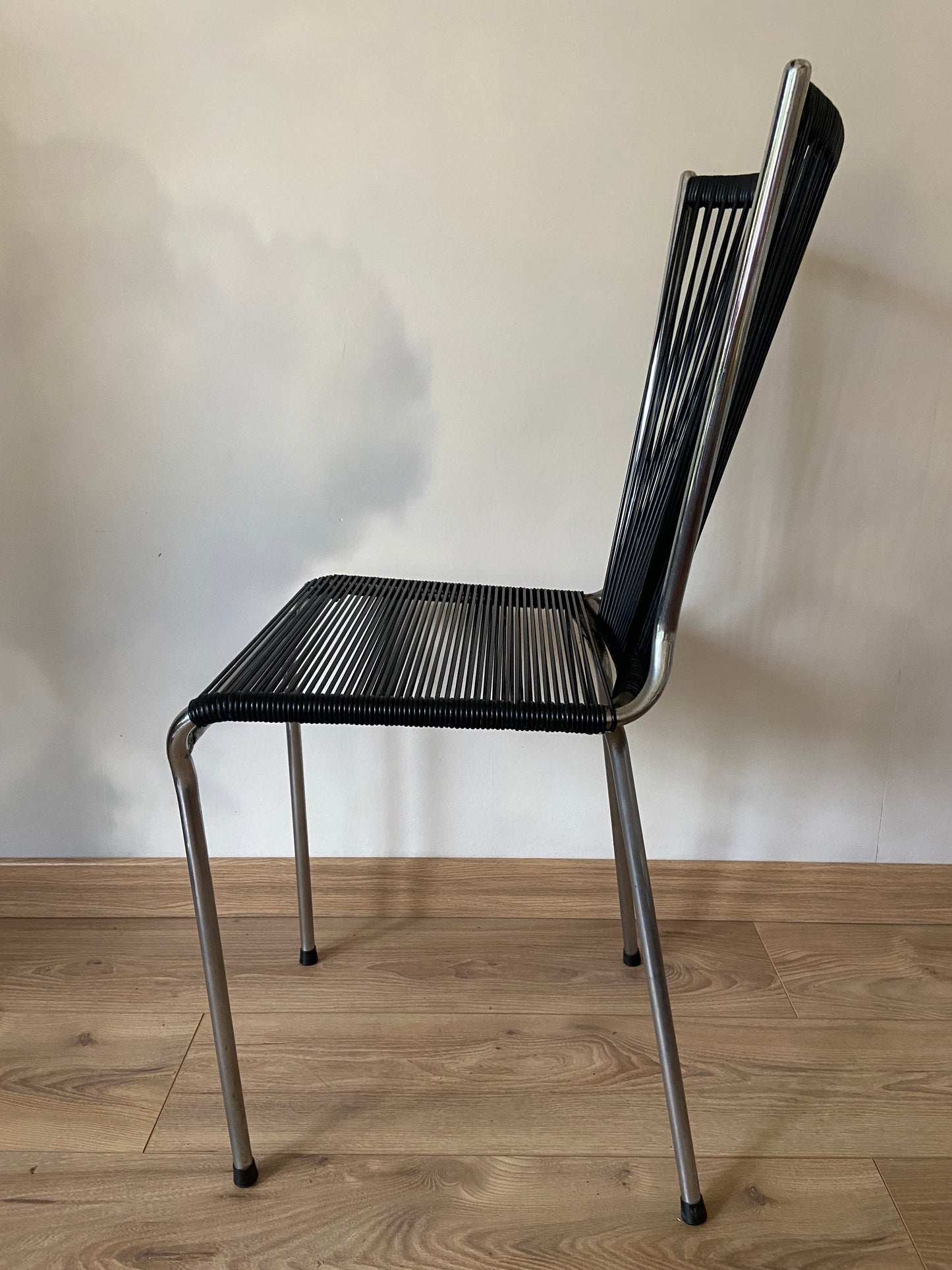 Vintage SCOUBIDOU black chair from the 60s