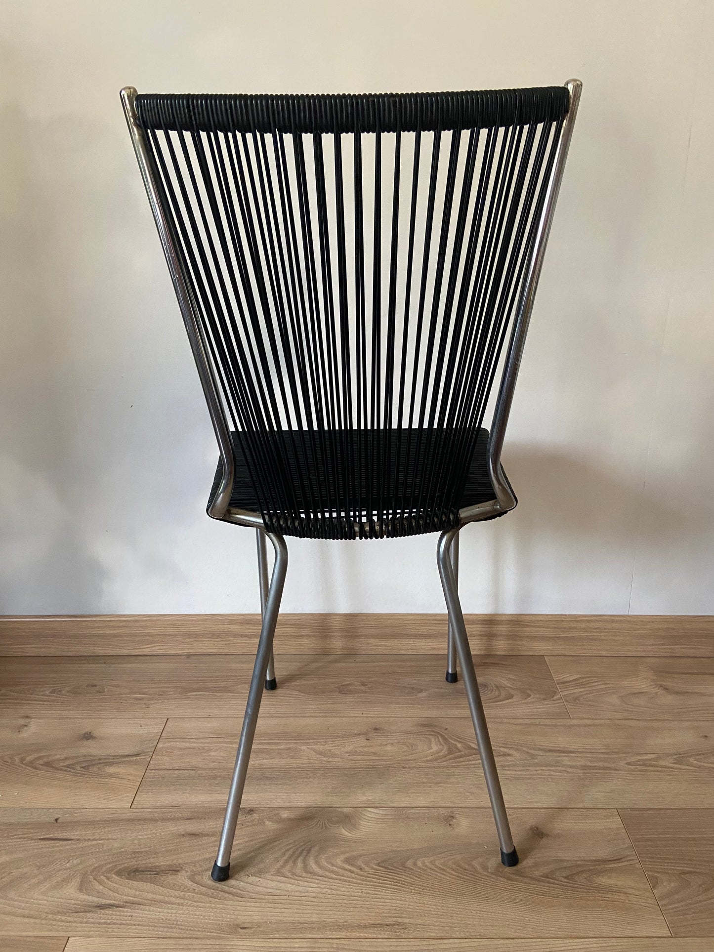 Vintage SCOUBIDOU black chair from the 60s