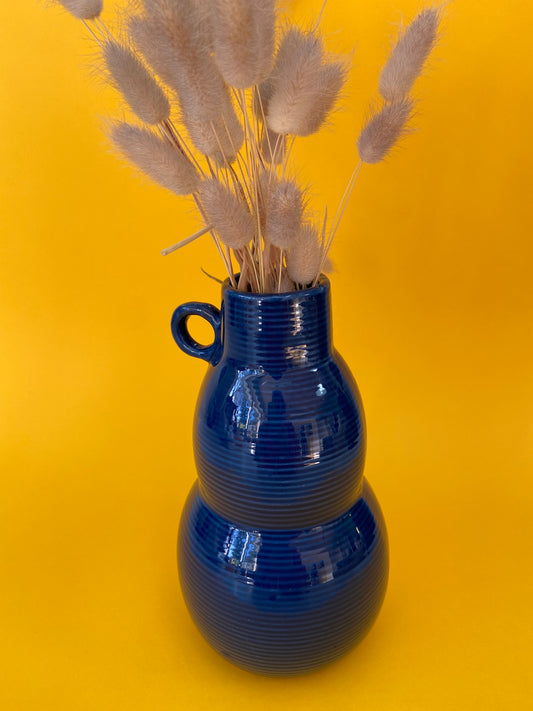 BLUE ceramic vase