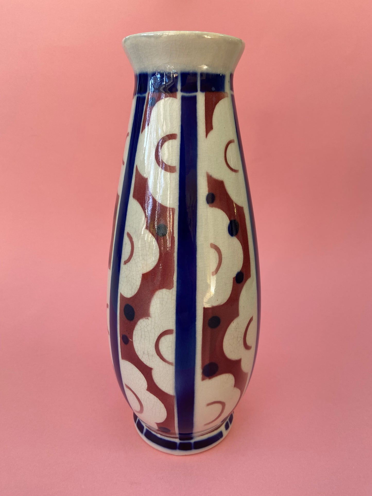 Vase faïence  K&G Lunéville