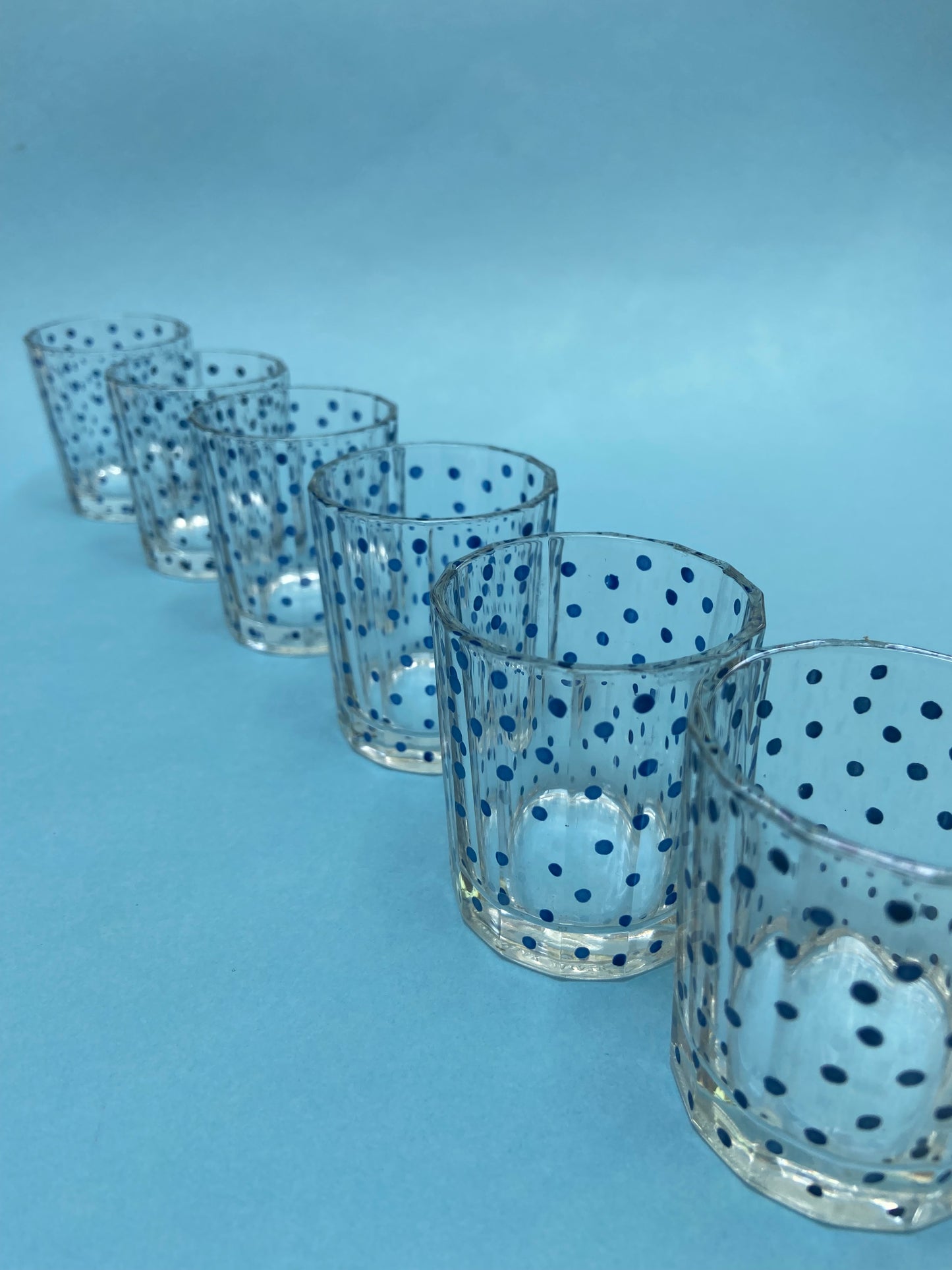 Ensemble de 6 verres à digestif POIS