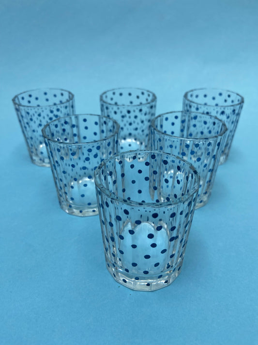 Set of 6 POIS digestive glasses