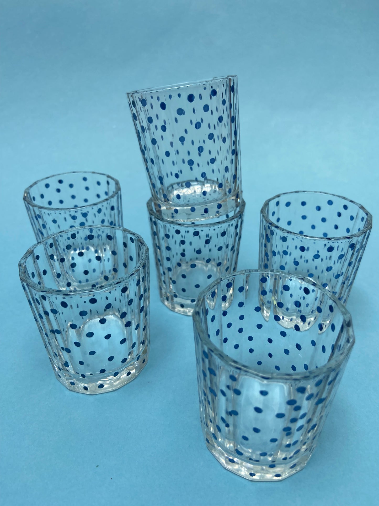 Ensemble de 6 verres à digestif POIS