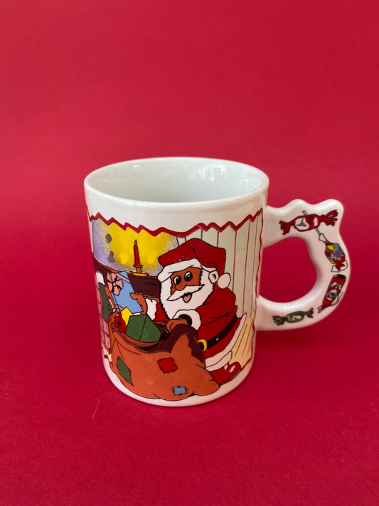 NOEL Fizzy Candy mug with Santa Claus motif