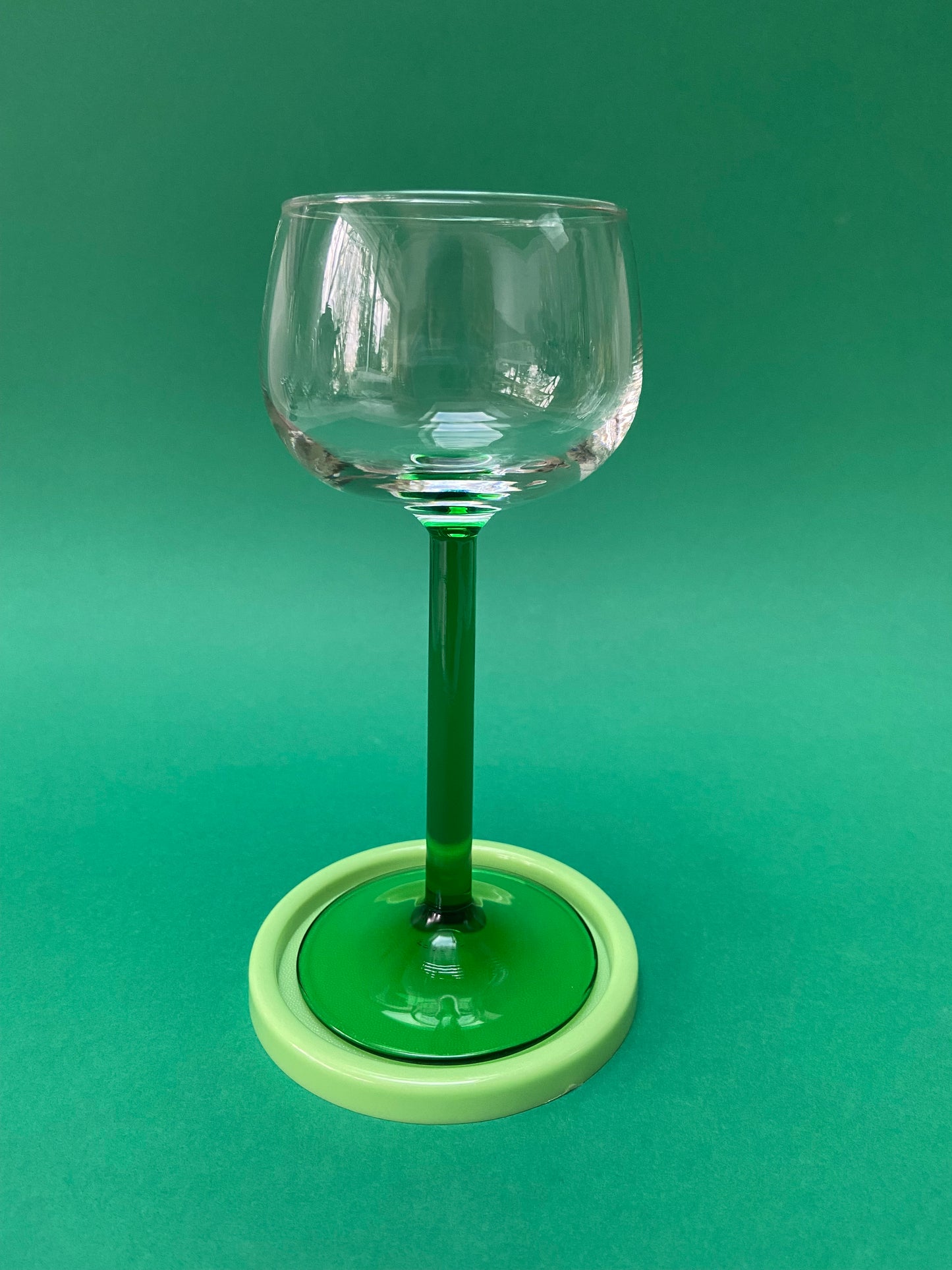 Verre à vin Alsacien pied vert