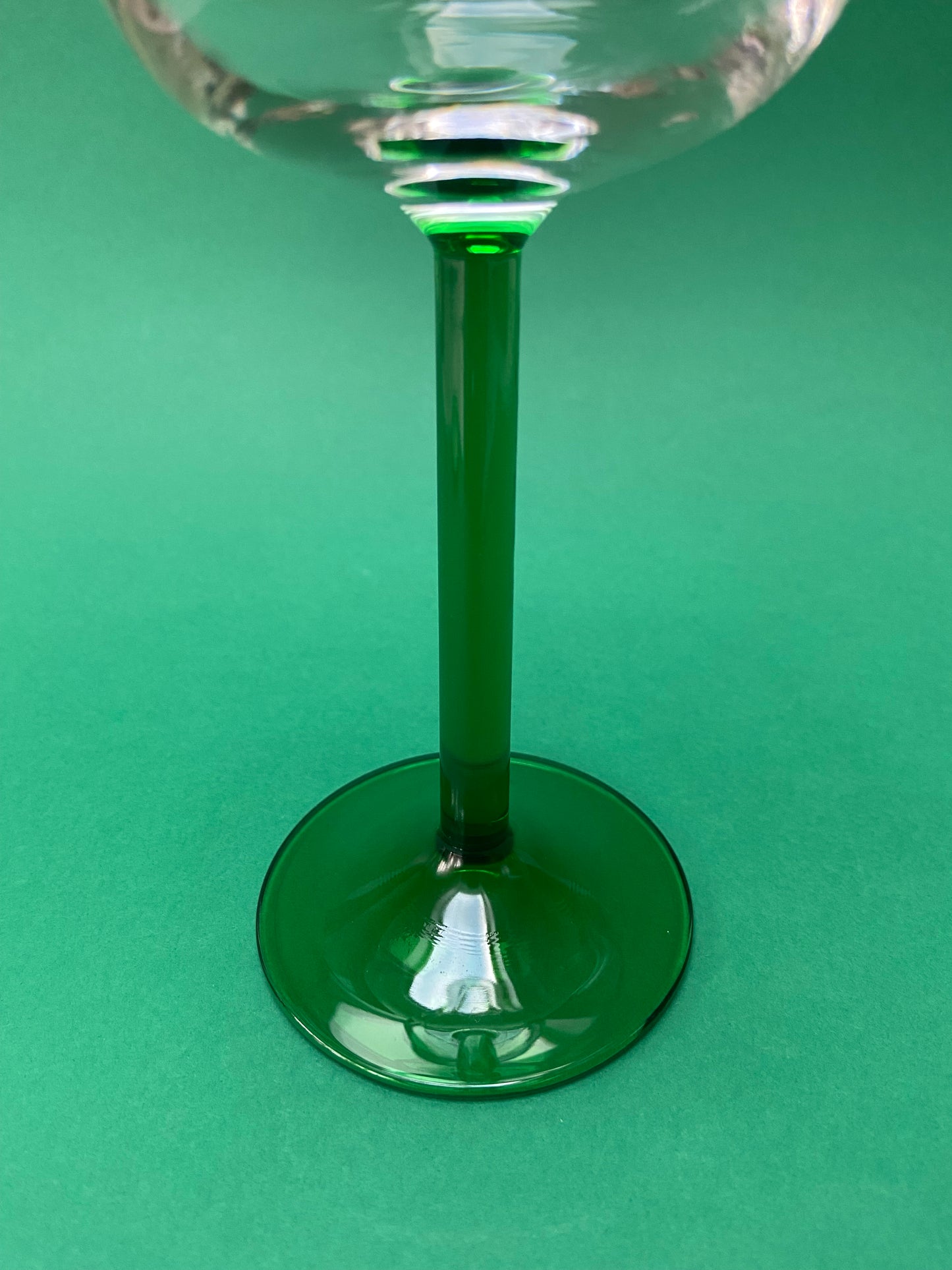 Verre à vin Alsacien pied vert