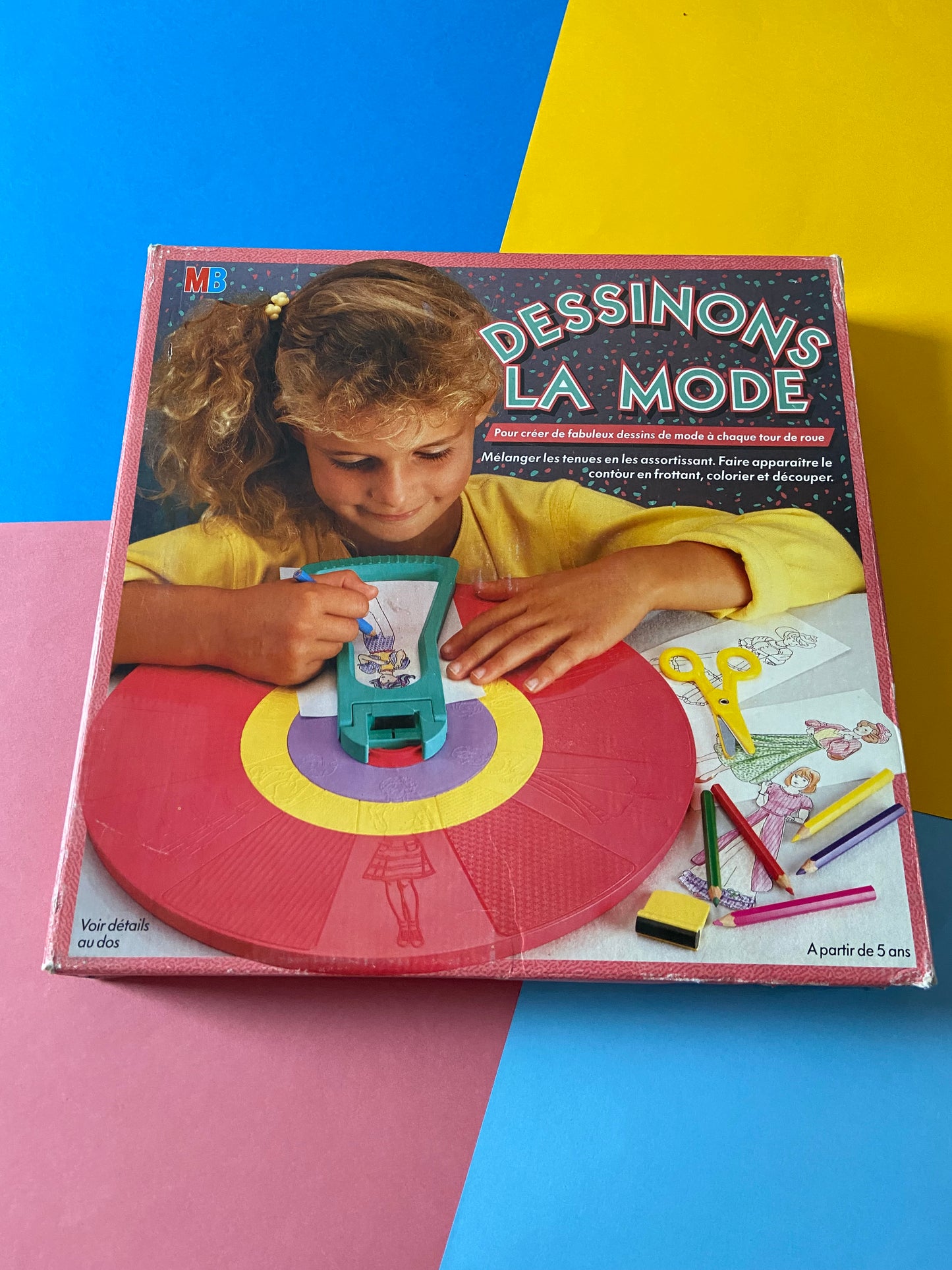 Board game LET'S DRAW FASHION year 1987