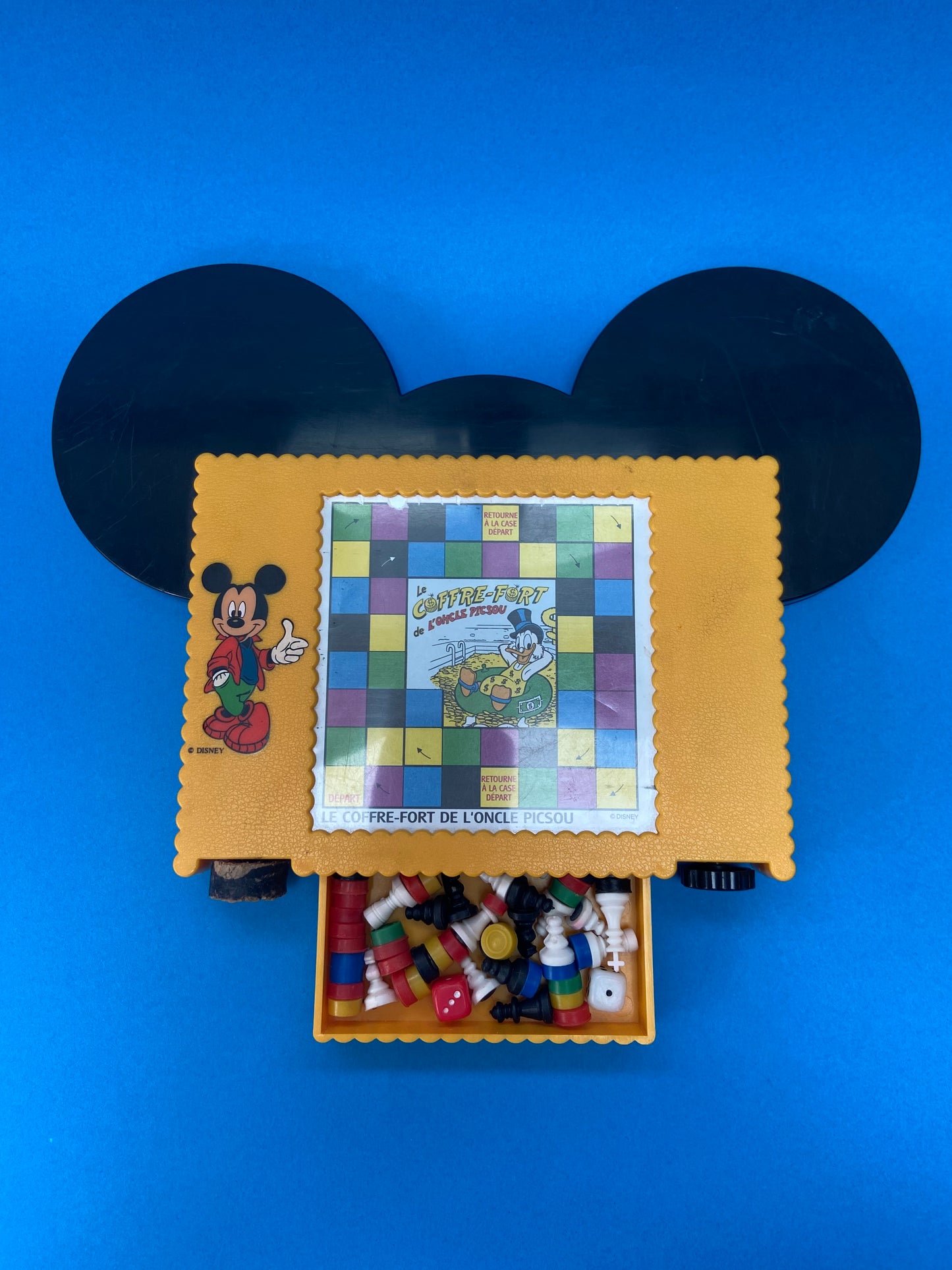 Mini mallette de jeux de voyage Mickey vintage