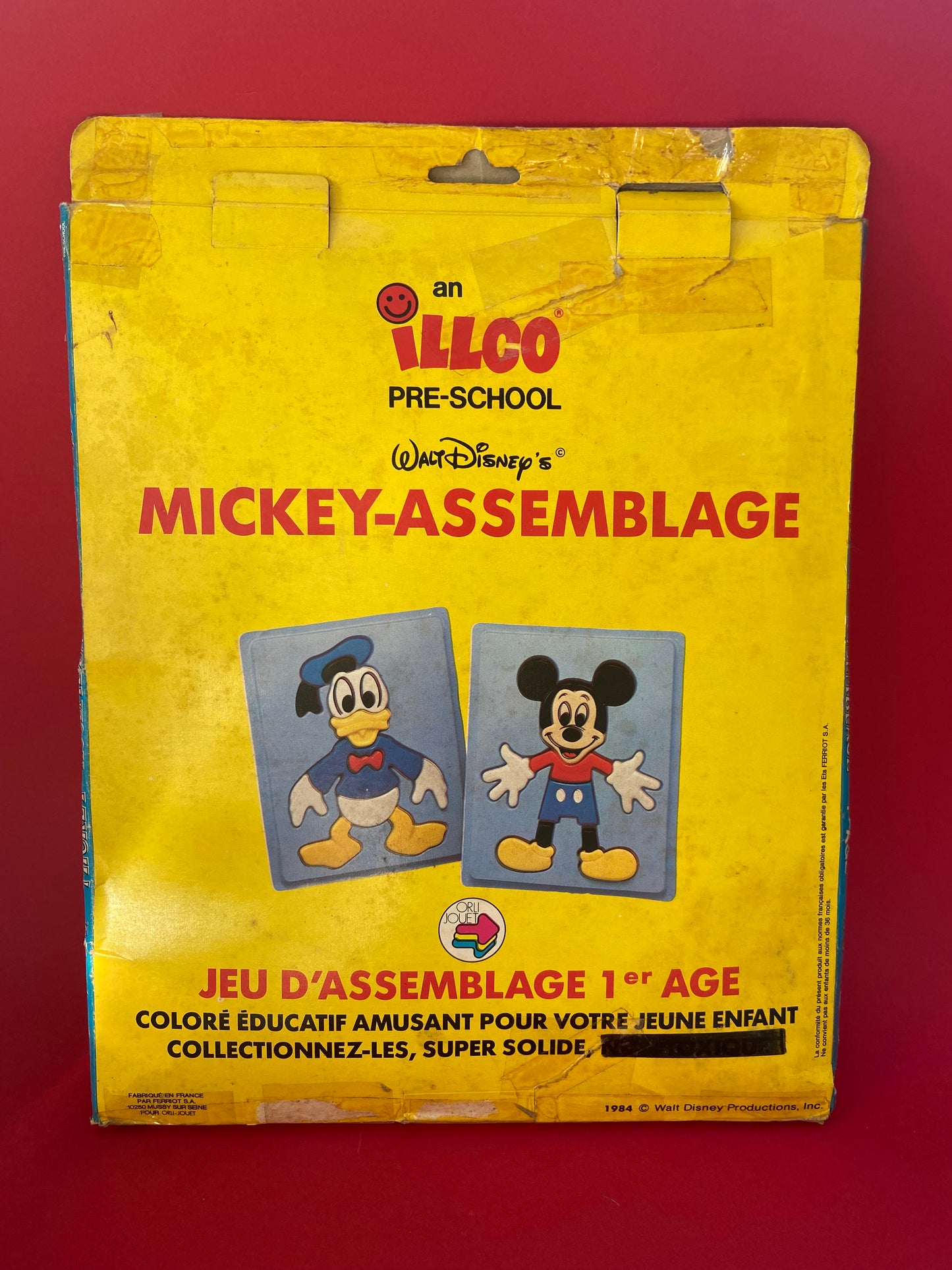 Jeu d’assemblage Mickey année 1984