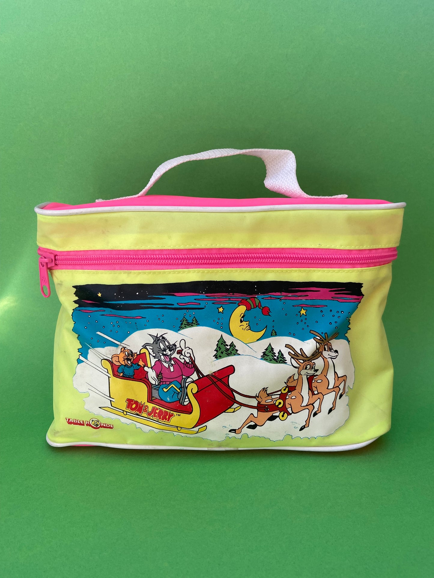 Trousse vintage fluo TOM&JERRY