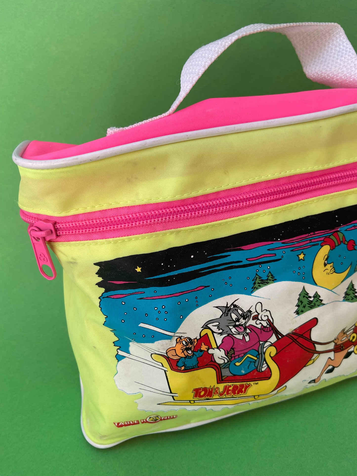 Trousse vintage fluo TOM&JERRY