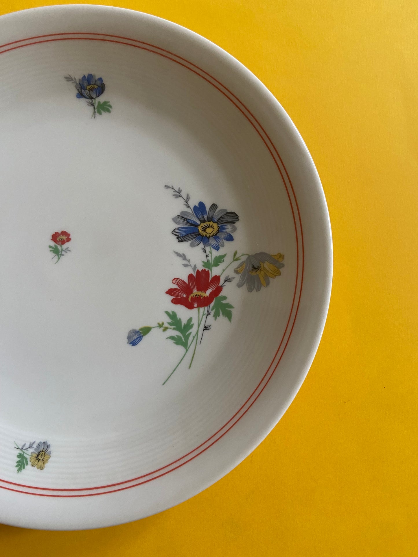 Assiette plate porcelaine Limoges par Charles Ahrenfeld