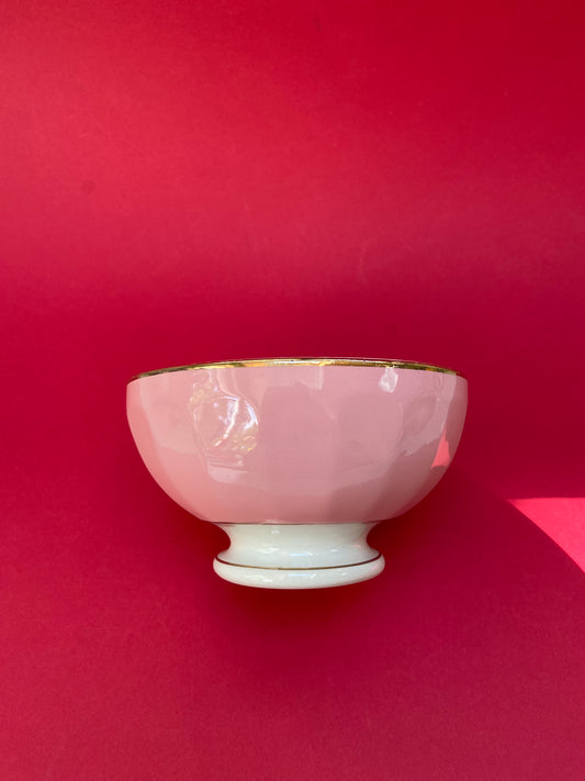 Bol porcelaine fine ROSE BONBON Moulin Des Loups